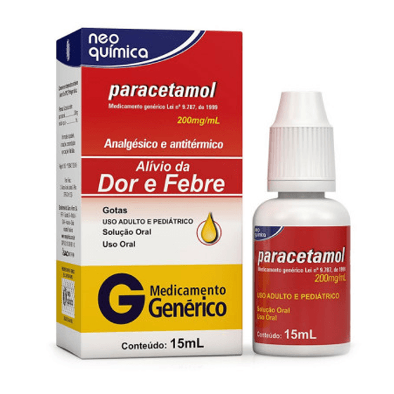 Paracetamol 200mg/ml - 1 Solução Oral Gotas - Imagem 1