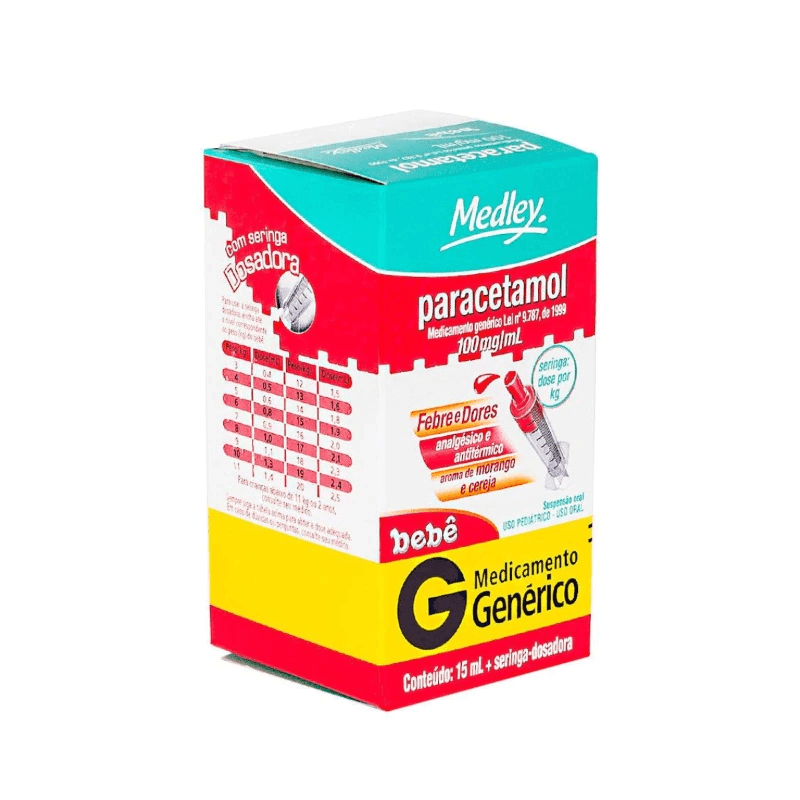 Paracetamol 100mg/ml - 1 Solução Oral Gotas - Imagem 1