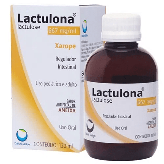 Lactulona 667mg/mL Xarope Sabor Ameixa - Frasco com 120 mL - Imagem 1