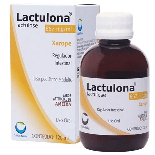 Lactulona 667mg/mL Xarope Sabor Ameixa - Frasco com 120 mL - Imagem 1