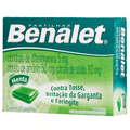 Benalet 50mg + 10mg + 5mg Pastilha Sabor Menta Caixa com 12 Pastilhas