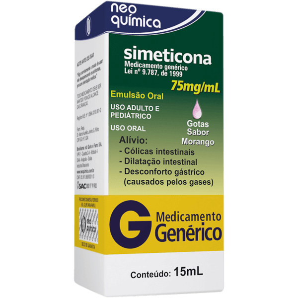 Simeticona 75mg/ml - 1 Emulsão Oral Gotas - Imagem 1