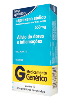Naproxeno 550mg - 10 Comprimidos - Imagem 1