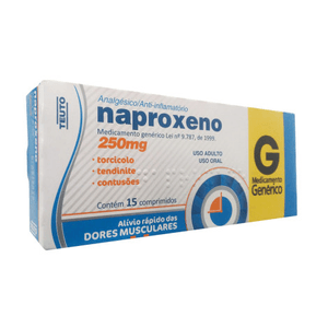 Naproxeno 250mg - 15 Comprimidos