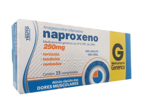 Naproxeno 250mg - 15 Comprimidos - Imagem 1