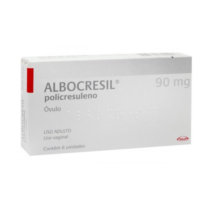 Albocresil 90mg - 6 Óvulos - Imagem 1