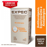 Expec 4mg/mL + 20mg/mL + 6mg/mL + 0.4mg/mL Xarope - Frasco com 120 mL