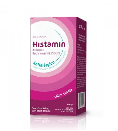 Histamin 2mg/5mL Xarope - Frasco com 100 mL - Imagem 1