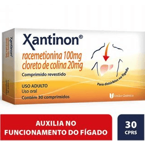 Xantinon 100 + 20mg - 30 Comprimidos Revestidos