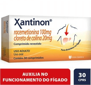 Xantinon 100 + 20mg - 30 Comprimidos Revestidos - Imagem 1