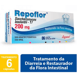 Repoflor 200mg - 6 Cápsulas Duras