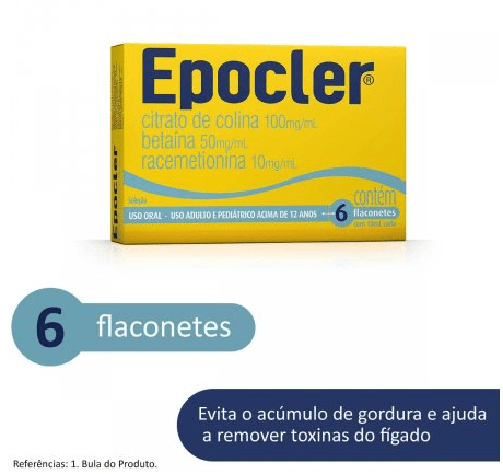 Epocler 50mg/mL + 10mg/mL + 100mg/mL Solução Oral - 6 Flaconetes com 10 mL - Imagem 1