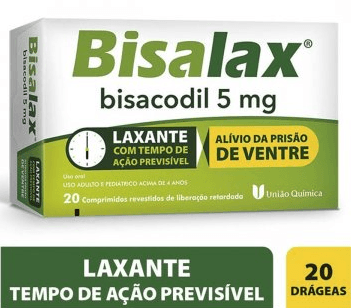 Bisalax 5mg - 20 Comprimidos Revestidos - Imagem 1