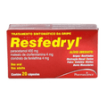 Resfedryl 4 + 4 + 400mg - 20 Cápsulas Gelatinosas Duras