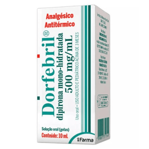 Dorfebril 500mg/ml - 1 Solução Oral Gotas