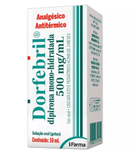 Dorfebril 500mg/ml - 1 Solução Oral Gotas - Imagem 1
