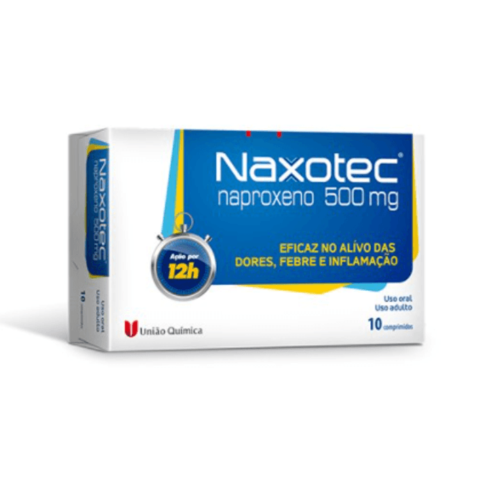 Naxotec 500mg - 10 Comprimidos Simples - Imagem 1