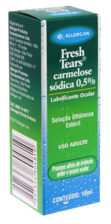 Fresh Tears 5MG/ML Solução oftálmica - Frasco com 10 mL - Imagem 1