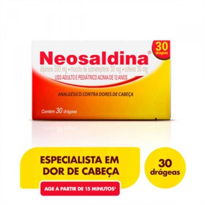 Neosaldina 30 Drágeas - Imagem 1