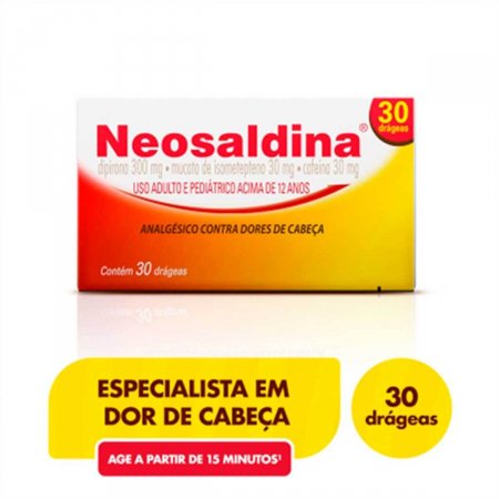 Neosaldina 30 Drágeas - Imagem 1