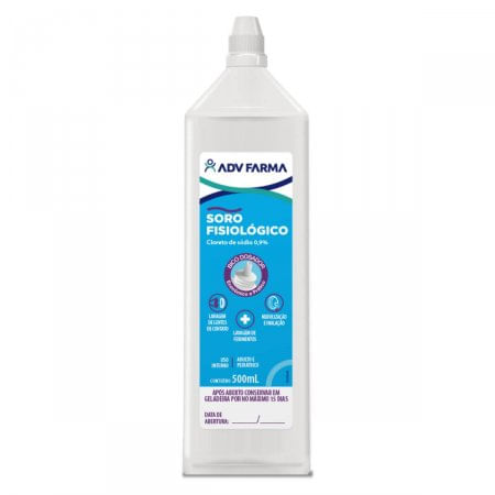 Soro fisiológico 0,9% ADV 500mL - Imagem 1