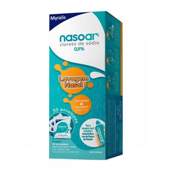 Nasoar 0,9% Refil 30 Sachês - Imagem 1