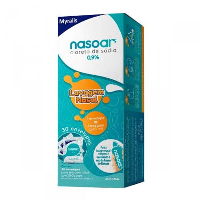 Nasoar 0,9% Refil 30 Sachês - Imagem 1