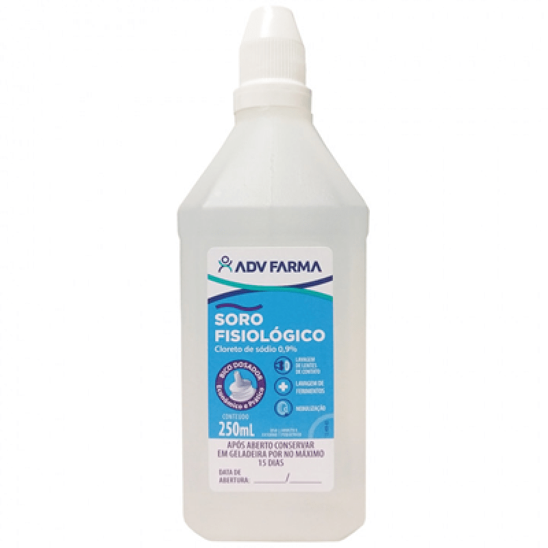 Soro fisiológico 0,9% ADV 250ml - Imagem 1