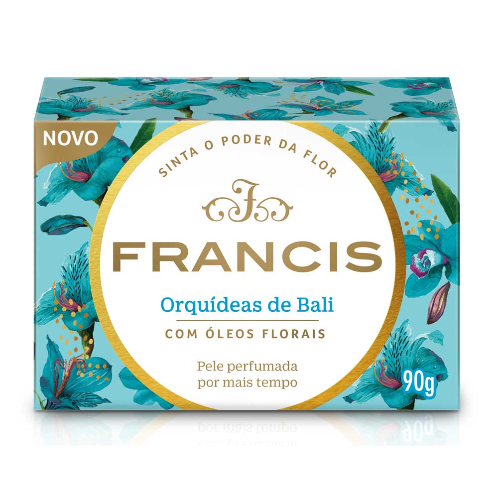 Sabonete Francis Clássico Orquídeas de Bali, Barra, 1 Unidade 90g - Imagem 1