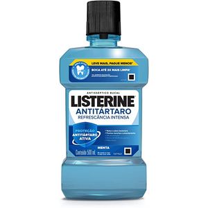 Enxaguante Bucal Listerine Antitártaro Menta Refrescância Intensa 500mL
