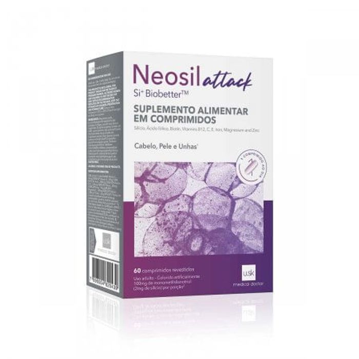 Suplemento Alimentar Neosil Attack Comprimidos (60Un) - Imagem 1