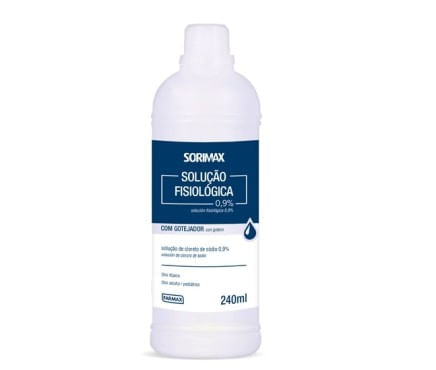 Soro Fisiológico 0,9% Sorimax 240mL - Imagem 1