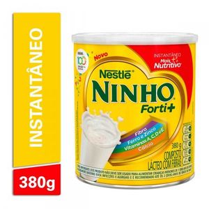 Ninho Forti+ Instantâneo fibras lata 380g