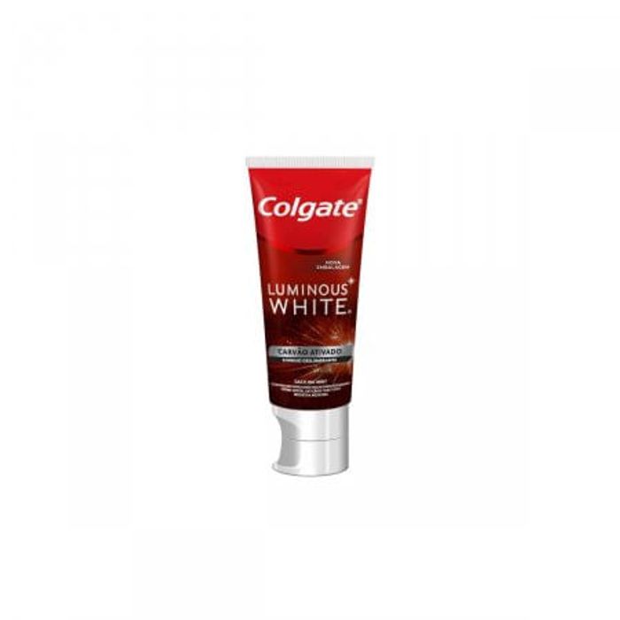 Creme Dental Colgate Luminous White Carvao Ativado 70g - Imagem 1