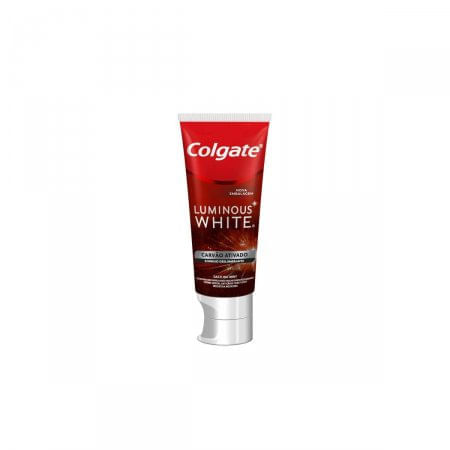 Creme Dental Colgate Luminous White Carvao Ativado 70g - Imagem 1