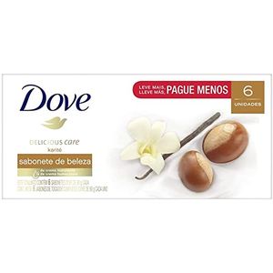Sabonete Dove em Barra Manteiga de Karité Pack com 6 Unidades de 90g