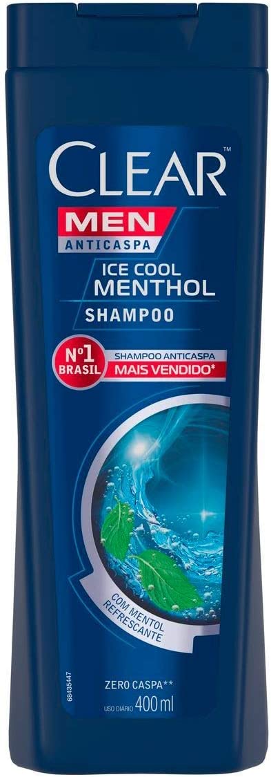Clear Men Alívio da Coceira Shampoo Anticaspa 400mL - Imagem 1