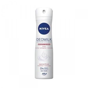 Desodorante Antitranspirante Nivea Deomilk Sensitive Aerosol Com 150ml