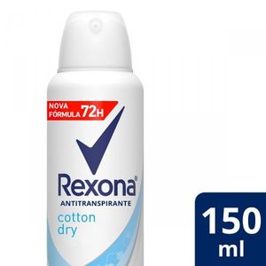 Desodorante Feminino Rexona Motionsense Cotton Dry cotton dry, aerosol, 150mL
