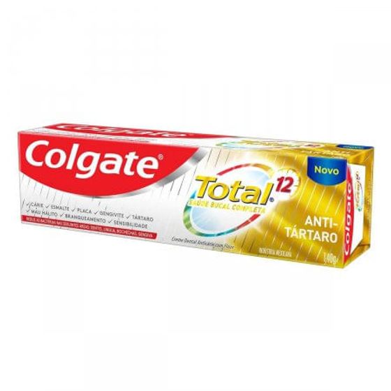 Creme Dental Colgate Total 12 Antitartaro 140g - Imagem 1