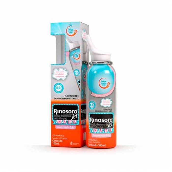 Rinosoro Jet Infantil 0,9% Spray 100mL - Imagem 1