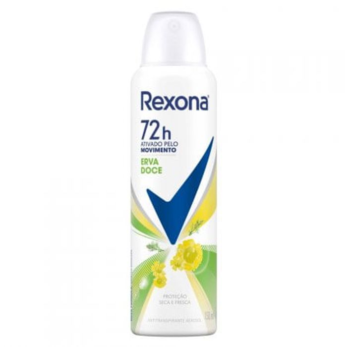 Desodorante Feminino Rexona Motionsense Erva-Doce - Imagem 1
