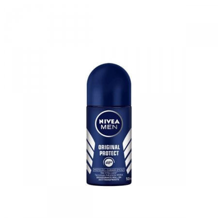 Desodorante Masculino Nivea Men Original Protect Roll On 50mL - Imagem 1
