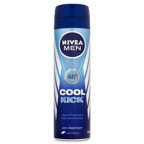 Desodorante Nivea For Men Cool Kick Aerosol Com 93g - Imagem 1