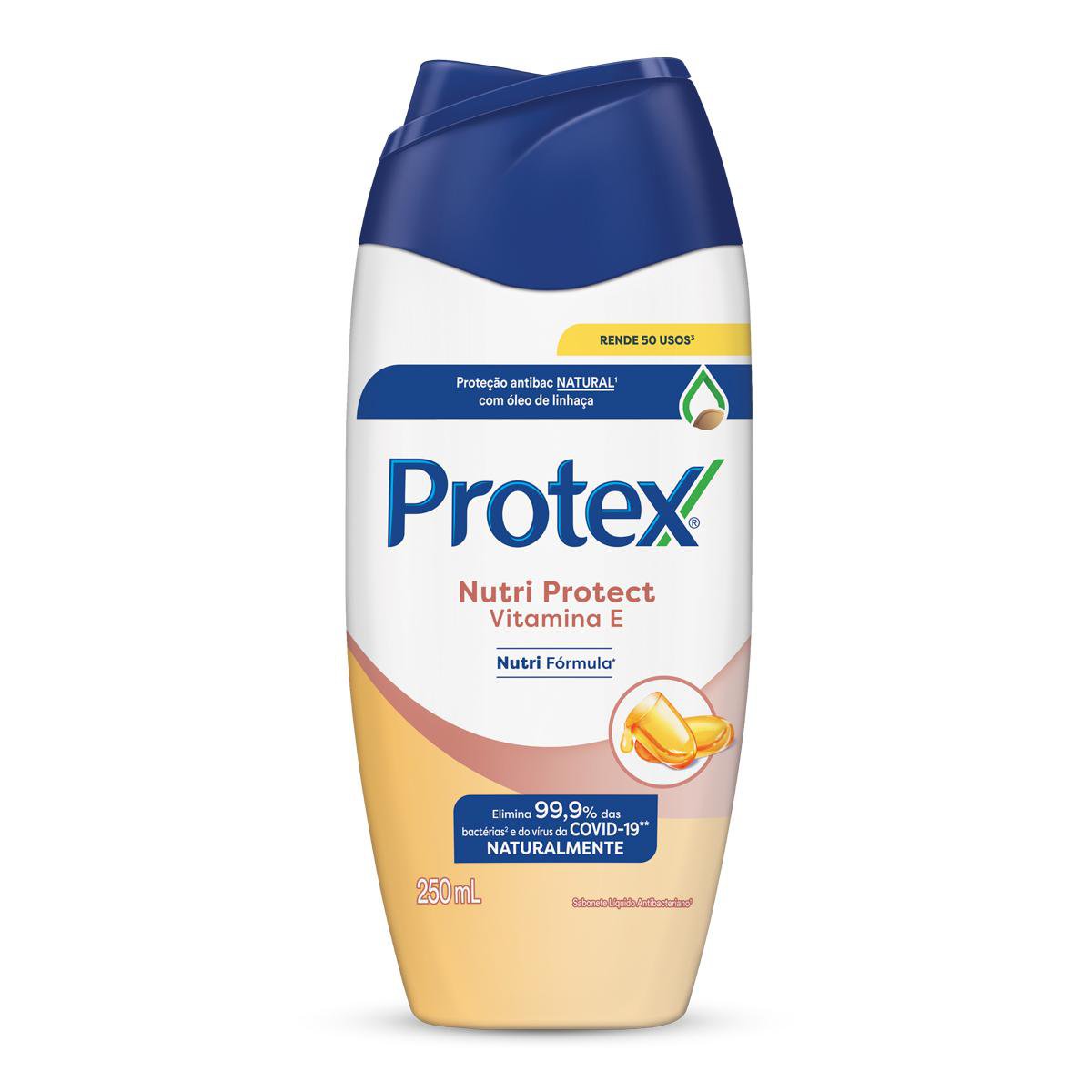 Protex Nutri Protect Vitamina E Sabonete Líquido 250mL - Imagem 1