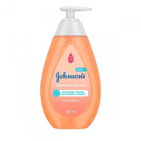 Johnsons Baby Glicerinado Sabonete Líquido 400mL - Imagem 1