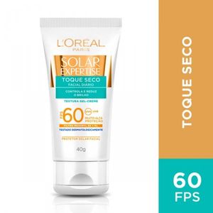 Protetor Solar Facial FPS60 Loréal Solar Expertise Toque Seco 40G