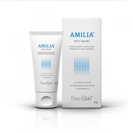 Amilia Theraskin Talco 80G - Imagem 1