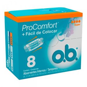 Absorvente Interno Ob Procomfort Super 8 Unidades