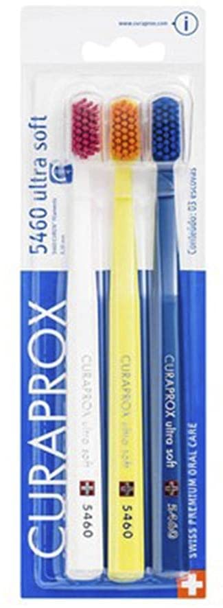 Escova De Dente Curaprox Ultra Soft 5460 Com 3 Unidades - Imagem 1